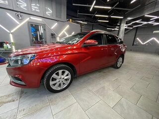 2021 Lada (ВАЗ) Vesta SW I, красный, 1050000 рублей, вид 5