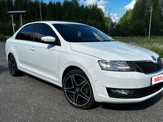 2018 Skoda Rapid I Рестайлинг, белый, 1350000 рублей, вид 2