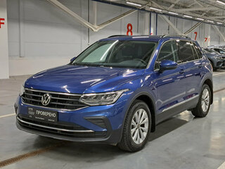 2021 Volkswagen Tiguan II Рестайлинг, синий, 2820000 рублей, вид 1