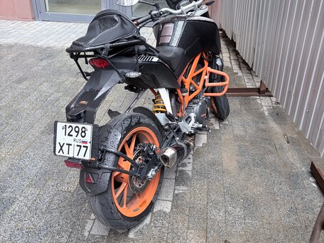 2013 KTM 390 Duke, чёрный, 350000 рублей, вид 3