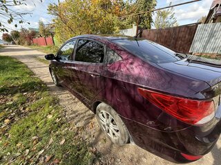 2013 Hyundai Solaris I, фиолетовый, 780000 рублей, вид 5