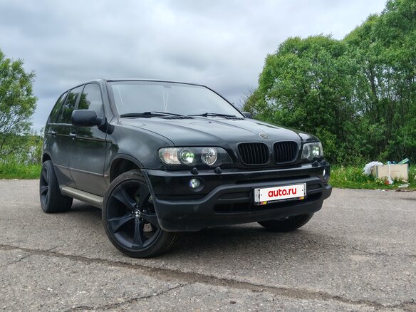 2003 BMW X5 3.0i I (E53), чёрный, 800000 рублей - вид 2