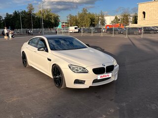 2015 BMW 6 серии Gran Coupe 640d xDrive III (F06/F13/F12) Рестайлинг, белый, 2900000 рублей, вид 1