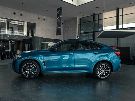 2016 BMW X6 M II (F86), голубой, 4210000 рублей, вид 4