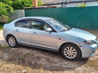 2006 Mazda 3 I (BK) Рестайлинг, серебристый, 280000 рублей, вид 3