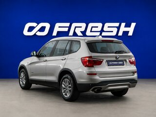 2014 BMW X3 20i xDrive II (F25) Рестайлинг, серебристый, 1999777 рублей, вид 2
