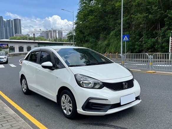 2021 Honda Fit IV, белый