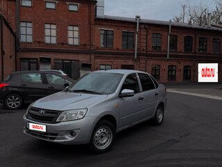 2013 Lada (ВАЗ) Granta I, серебристый, 450000 рублей, вид 3