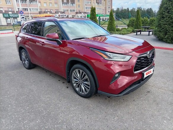 2021 Toyota Highlander IV (XU70), красный - вид 2