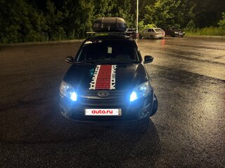 2014 Lada (ВАЗ) Granta I, чёрный, 420000 рублей, вид 1