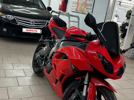 2012 Kawasaki ZX-6 Ninja, пурпурный, 620000 рублей, вид 3