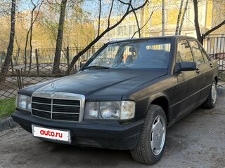 1986 Mercedes-Benz 190 (W201), чёрный, 260000 рублей, вид 1
