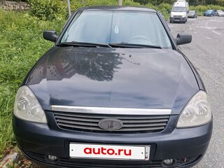 2008 Lada (ВАЗ) Priora I, чёрный, 210000 рублей, вид 2