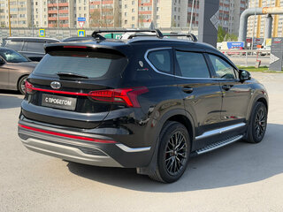2020 Hyundai Santa Fe IV Рестайлинг, чёрный, 2800000 рублей, вид 4