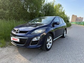 2010 Mazda CX-7 I Рестайлинг, синий, 750000 рублей, вид 2