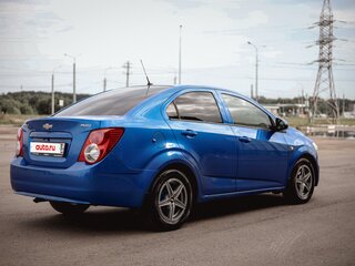 2012 Chevrolet Aveo II, синий, 750000 рублей, вид 3