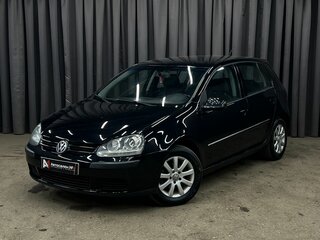 2008 Volkswagen Golf V, чёрный, 539888 рублей, вид 1