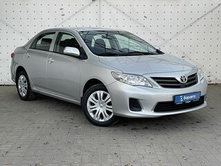 2012 Toyota Corolla X (E140, E150) Рестайлинг, серебристый, 1300000 рублей, вид 4