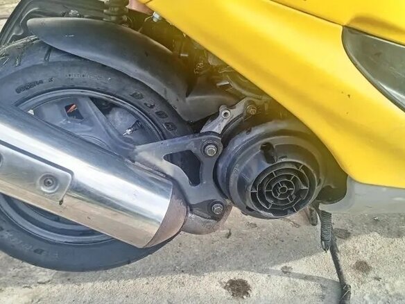 2004 Honda Dio, жёлтый, 50000 рублей - вид 1