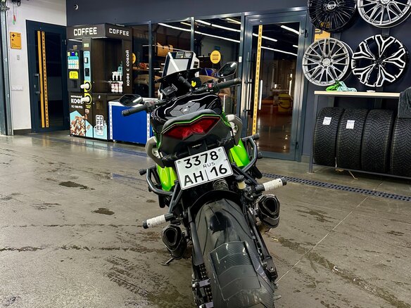 2011 Kawasaki Z 1000SX, зелёный, 680000 рублей - вид 5