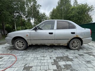 2003 Hyundai Accent II, серый, 230000 рублей, вид 4