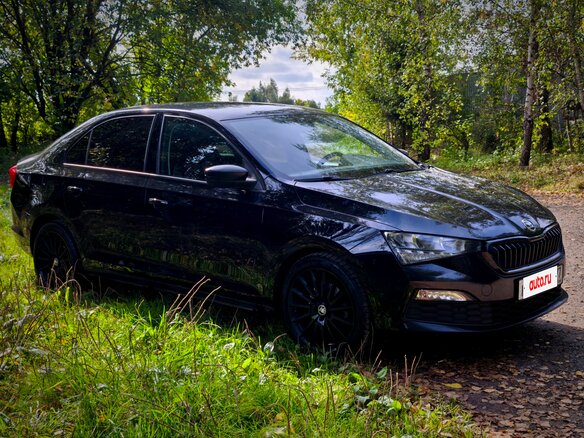 2022 Skoda Rapid II, чёрный - вид 3