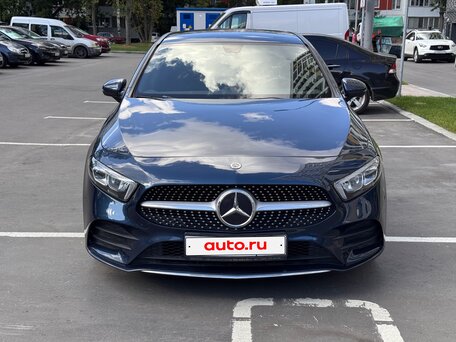 2021 Mercedes-Benz A-Класс 200 IV (W177), синий, 2595000 рублей, вид 2
