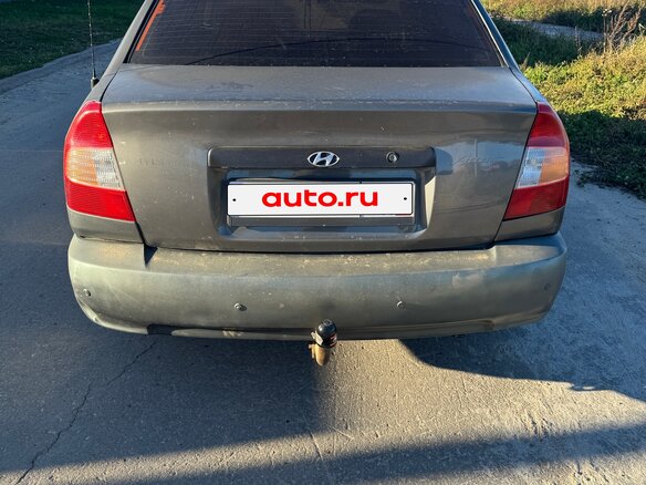 2007 Hyundai Accent ТагАЗ II, серый, 180000 рублей - вид 4