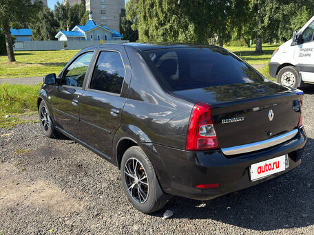 2012 Renault Logan I Рестайлинг, чёрный, 370000 рублей, вид 4