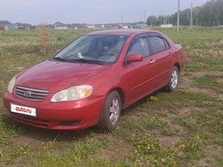 2003 Toyota Corolla IX (E120, E130), красный, 530000 рублей, вид 1