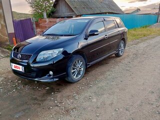 2009 Toyota Corolla Fielder X (E140, E150) Рестайлинг, чёрный, 1000000 рублей, вид 1