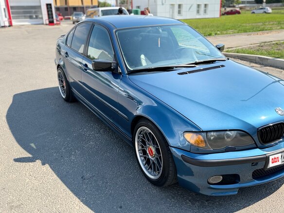 2003 BMW 3 серии 318i IV (E46) Рестайлинг, синий, 730000 рублей - вид 9