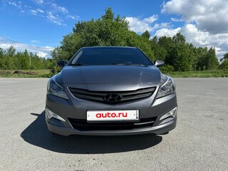 2015 Hyundai Solaris I Рестайлинг, серый, 1170000 рублей, вид 5