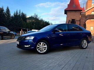 2018 Skoda Rapid I Рестайлинг, синий, 1140000 рублей, вид 2