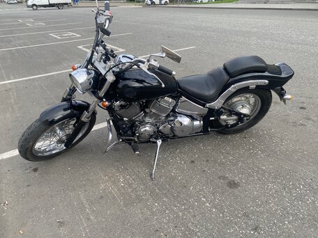 2003 Yamaha XVS400 Drag Star, чёрный, 390000 рублей, вид 3