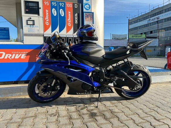 2013 Yamaha YZF-R6, синий, 850000 рублей - вид 4