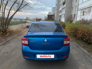 2014 Renault Logan II, синий, 680000 рублей, вид 2