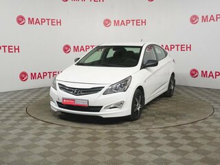2016 Hyundai Solaris I Рестайлинг, белый, 814000 рублей, вид 1