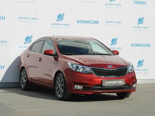 2017 Kia Rio III Рестайлинг, красный, 1155000 рублей, вид 3