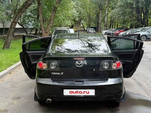 2006 Mazda 3 I (BK) Рестайлинг, чёрный, 360000 рублей - вид 5
