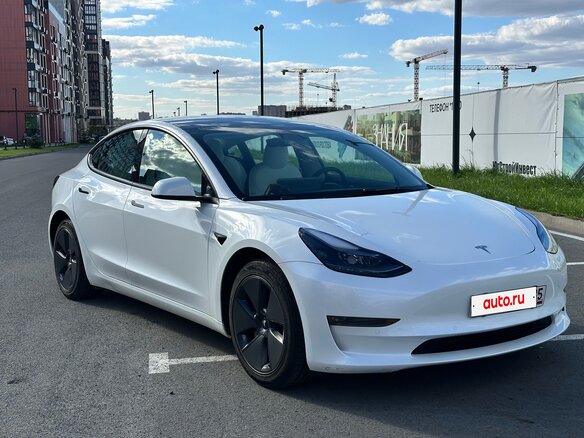 2022 Tesla Model 3 Long Range I, белый, 3690000 рублей - вид 1