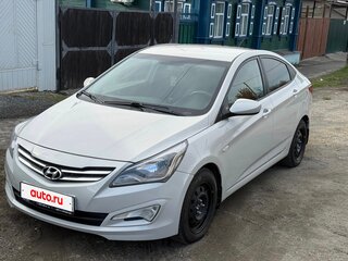 2015 Hyundai Solaris I Рестайлинг, бежевый, 950000 рублей, вид 2