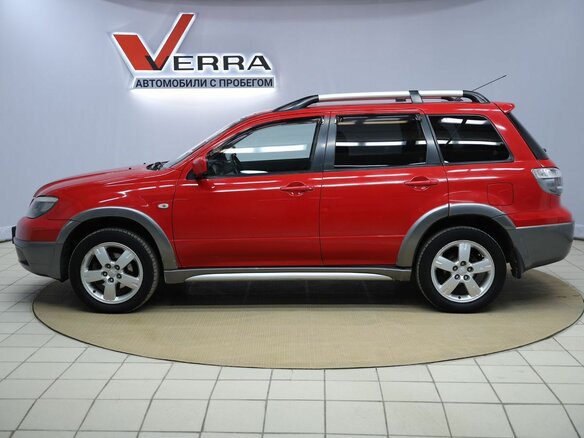 2004 Mitsubishi Outlander I, красный, 430000 рублей - вид 7