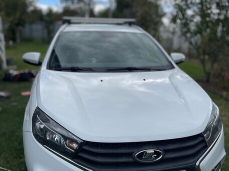 2018 Lada (ВАЗ) Vesta SW I, белый, 825000 рублей, вид 1