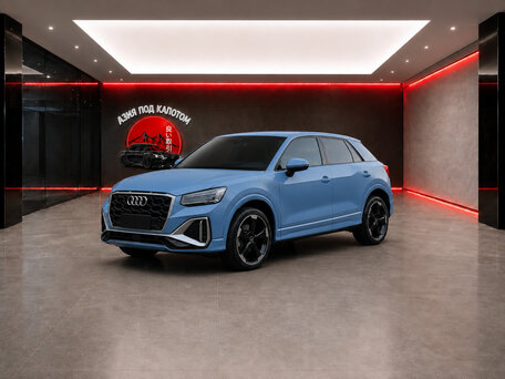 2022 Audi Q2 L 35 TFSI I Рестайлинг, синий, 1995000 рублей, вид 1