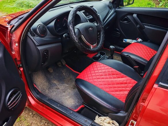 2019 Lada (ВАЗ) Granta I Рестайлинг, красный, 680000 рублей - вид 17