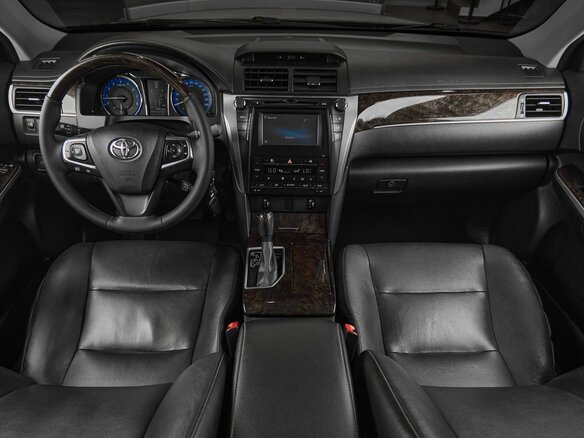 2016 Toyota Camry VII (XV50) Рестайлинг, синий - вид 7