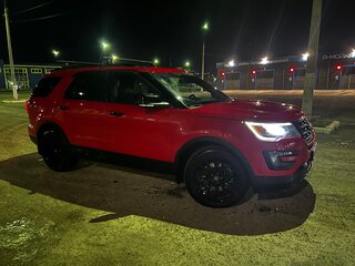 2015 Ford Explorer V Рестайлинг, красный, 2300000 рублей, вид 4