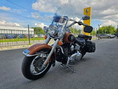 2008 Harley-Davidson Heritage, оранжевый, 890000 рублей, вид 5