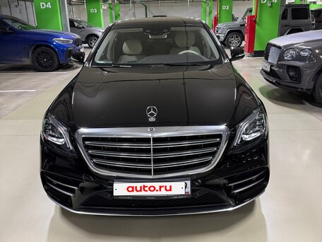 2018 Mercedes-Benz S-Класс 350 d Long VI (W222, C217) Рестайлинг, чёрный, 3900000 рублей, вид 5
